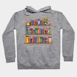 Books and Cats not Boots and Cats! Hoodie